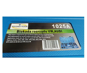 Blokada rozrządu VAG VW AUDI SKODA SEAT FORD 1025A engine timing tool blokada rozrządu benzyna diesel zdjęcie nr 12