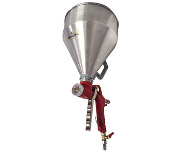 PISTOLET DO TYNKÓW Z ZAWOREM KULOWY METAL 3 DYSZE DO BIELENIA WAPNEM DO TYNKU DO TAPET NATRYSKOWYCH FT225780M WAPNA FR-300 tynkowania malowania ścian metalowy 002D zdjęcie nr 5