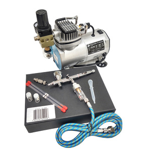 Aerograf AB-180K AB 180K AB 180K z kompresorem zestaw do malowania zdjęcie nr 7