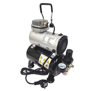 Kompresor z butlą do aerografu do aerografii TC-20T + aerograf AB-128 Airbrush compressor AB128 AB 128 zdjęcie nr 12