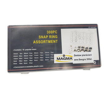 Zestaw pierścieni zewnętrznych Seeger'a 300e zab pierścienie segera zewnętrzne seegera seeger rings zdjęcie nr 6