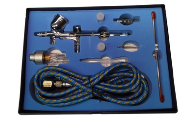 Aerograf TG203K 3 dysze z wężykiem do modelarstwa malowania + filtr z odwadniaczem Magma TG-203K zdjęcie nr 8