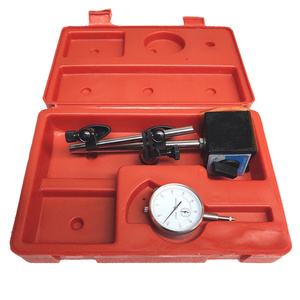 Końcówki przedłużki czujnika zegarowego 22el.+ czujnik zegarowy 10mm magnetyczny + statyw w walizce zdjęcie nr 7