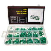 Oringi sortownik zestaw uszczelka oring 270 klim O Ring Assortment Set For Hydraulic Pumpsatyzacji zestaw oringów 270Pcs Rubber Metric Nitrile 1096F klimatyzacji