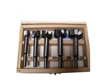 Zestaw wierteł cokowników do drewna 5el frez Magma wiertło cokowniki cokownik wycinaków otwornice otwornica frezów sękowników sękowniki flekowniki frezy wiertła drewna wiertło do drewna stolarskie pod zawiasy zdjęcie nr 2