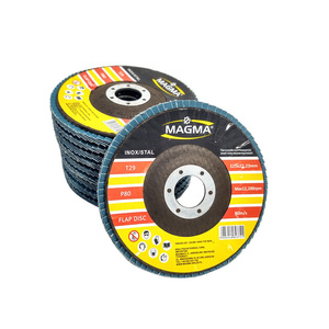 Tarcza lamelowa 125 gr80 P80 inox tarcze do stali nierdzewnej listowe lamelka wachlarzowa płytkowa płytkowe zdjęcie nr 2