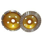 Zestaw tarcz tarcza diamentowa garnkowa MAGMA 125x22 segmentowa jednorzędowa  DCWS125 + tarcza diamentowa garnkowa MAGMA 125x22 turbo DCWT125