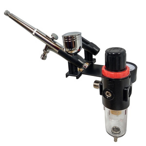 Stojak AH305 na dwa aerografy do reduktora przy kompresorze aerografu zdjęcie nr 4