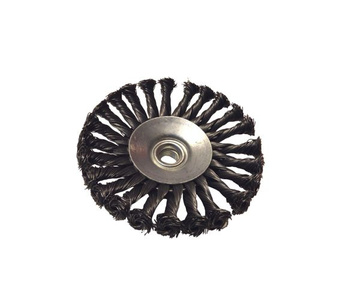 Szczotka boczna tarczowa drut skręcany 125mm x M14 steel brush rotary 125xM14 125M14 125 M14 zdjęcie nr 6