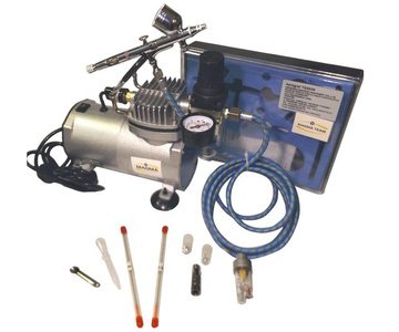 Kompresor do malowania TC-20C z aerografem TG-203K zdjęcie nr 5