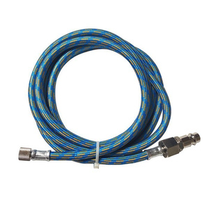 Wąż pneumatyczny 1/4"-1/8" 1,8m wężyk przewód do Aerografu/Kompresora + króciec GZ 1/4" zdjęcie nr 2