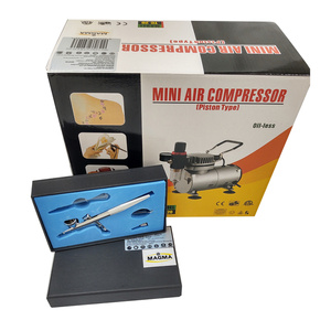 Zestaw do aerografii kompresor TC-20C + aerograf AB-207 zdjęcie nr 11