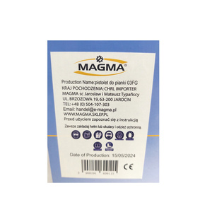 Pistolet do piany pianki montażowej pistoletowej Pistolet do piany powietrznej FG03 z akcesoriami zdjęcie nr 5