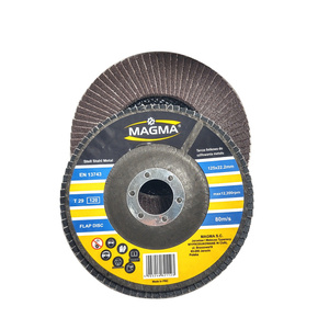 Tarcza tarcze do metalu szlifowania lamelka listkowa 125mm gr120 P120 Magma Tarcza lamelkowa Elektrokorund płytkowa płytkowe zdjęcie nr 1