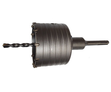Otwornica do betonu 65mm + 80mm przejście adapter sds+ plus frez przejścia zestaw zdjęcie nr 17