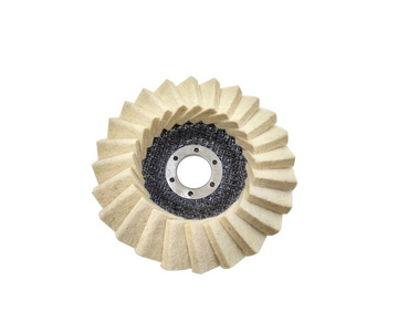 Tarcze filcowa FI 115 ściernica wachlarzowa tarcze do polerowania filc tarcza filcowa lamelka zdjęcie nr 3