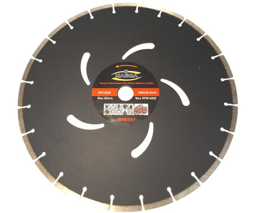 Tarcza diamentowa 350x25,4 MNE351 Magma do kostki betonu 350mm MNE 350x25,4 350 x 25,4 350x25,4mm zdjęcie nr 4