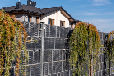 Taśma ogrodzeniowa technorattanowa, osłona płotu, 1200 g/m2 19x255cm RD04 Czarny zdjęcie nr 3