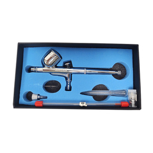 Aerograf AB130 Z DYSZĄ 0,2 I 0,3 + MINI KOMPRESOR 4BAR Z KOMPRESOREM AB-130 AB 130 zdjęcie nr 18