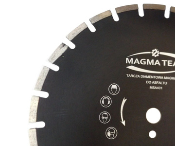 Tarcza diamentowa 400x25,4mm do cięcia asfaltu 400mm MSA401 Magma MSA 400x25,4 400 x 25,4 400x25,4mm zdjęcie nr 6