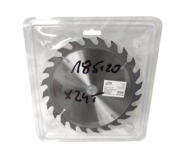 Piła tarcza tarcze do cięcia drewna 185mm 24T z widią 185x20-16 mm x 24 zębów widiowa AJM Tools 185x20x24t zdjęcie nr 1