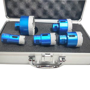 Otwornice diamentowe 5 elementów 25 / 35 / 45 / 55 / 68 mm M14 marmur granit ceramika glazura koronka koronki otwornica zdjęcie nr 5