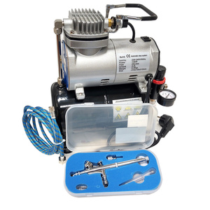 Zestaw do aerografii mini kompresor TC-20T aerograf AB-137 zdjęcie nr 11