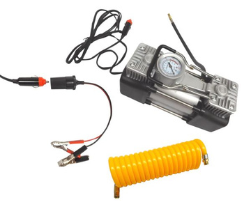 Mocny kompresor samochodowy 12v dwutłokowy BY-262 JD010 zdjęcie nr 5