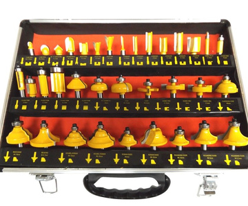 Zestaw frezów do drewna 35 el. trzpień 8mm frez Oberfräsen-Satz 35-tlg. im Koffer Tooling Wood 35 items zdjęcie nr 6