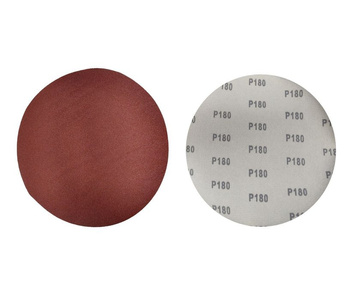 Krążki ścierne 225mm papier na rzep gr. 180 100szt ścierny krążek samoprzylepne styropianu zdjęcie nr 3