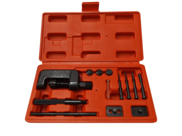 Przyrząd do rozkuwania i zakuwania łańcucha wymiany LT-A1604 nitownica zakuwarka łańcuchów motocyklowych łańcuch 1085D chain breaker and riveting tool 13el. zdjęcie nr 3