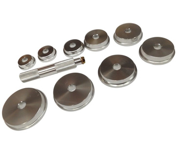 Zestaw do demontażu łożysk 10 elementów ściągacz do pras, wyciskania osiowego talerze prasy 1285 montażu uszczelniaczy 40-81mm wciskania 1014D tule zdjęcie nr 19