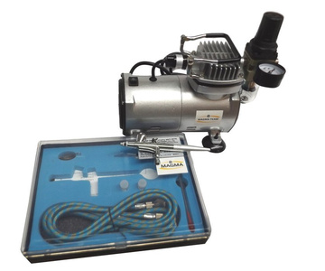 Zestaw do aerografii kompresor TC-20C + aerograf TG-207K zdjęcie nr 4