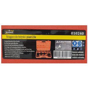 Prasa do łożysk adaptery prasy ściągacz tulei 23 elementy walizka 1023D zdjęcie nr 5