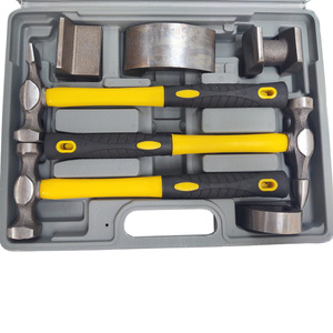 Młotki blacharskie kowadełka zestaw blacharski 7el młotek młotków kowadło 1007F 7PCS Professional Sheet Metal Hammer Set zestaw blacharski 02640   zdjęcie nr 19