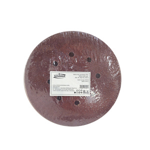 Krążki ścierne 180 mm papier na rzep gr. 36 z otworami 100 szt ścierny krążek samoprzylepne otwory 90mm zdjęcie nr 16