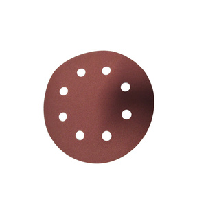 Krążki ścierne 180 mm papier na rzep gr. 180 z otworami 10 szt ścierny krążek samoprzylepne otwory 110mm zdjęcie nr 11