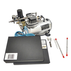 Aerograf AB-180K AB 180K AB 180K z kompresorem zestaw do malowania zdjęcie nr 9