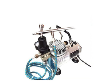 Aerograf TG-208K z kompresorem zestaw pistolety 2s zdjęcie nr 7