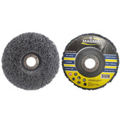 Tarcza tarcze do szlifowania metalu stali z włókniną czarna 125 dysk krążek do usuwania rdzy farby włosy murzyna BRICK METAL WOOD ściernica do czyszczenia piast do rdzy 125