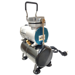 Kompresor z butlą kompresor do aerografu oryginał TC-20T + Aerograf AB136K AB 136K AB-136K bez logo super jakość do aerografii mini Airbrush compressor zdjęcie nr 10