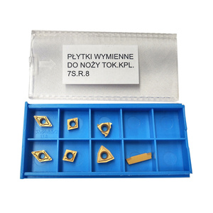 Płytki wymienne do noży tokarskich 8mm kpl.7s zestaw płytek  zdjęcie nr 1