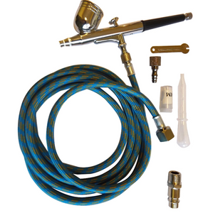 Zestaw do aerografii kompresor z butlą 20T aerograf AB-130 słoik do czyszczenia 502 AB130 AB 130 zdjęcie nr 3