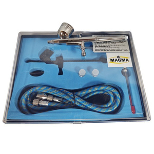 Zestaw aerograf AB-130K + AB-138 0,8mm z regulacja ciśnienia do aerografii dysze 0,2 0,3 0,5 0,8 AB130K AB 130K AB138 AB 138 zdjęcie nr 7