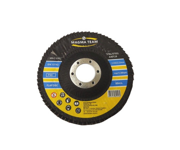 Tarcza tarcze lamelka listkowa 115mm gr 40  10 sztuk do metalu Magma płytkowa płytkowe zdjęcie nr 1