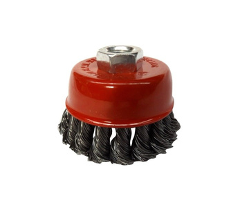 Szczotka druciana obrotowa doczołowa 75mm plecionka szczotki doczołowe 75 M14 drut Angle Grinder WIRE 75xM14 75M14 75 M14 zdjęcie nr 2