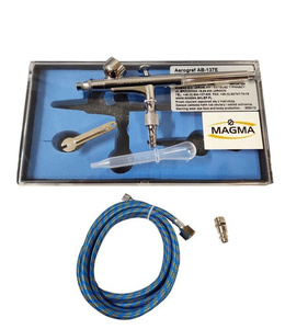 Aerograf z wężem dużego kompresora AB-137 0,3 areograf malarski do malowania zdjęcie nr 7