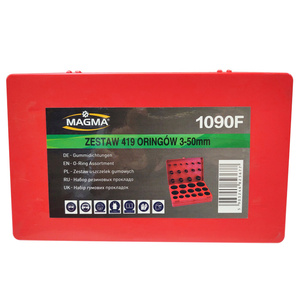 Oringi metryczne zestaw uszczelka oring 419 elementów 1090F 419 Rubber O Ring Oring Seal Plumbing Garage Set Kit 32 Sizes With Case 419pc 1090F zdjęcie nr 14