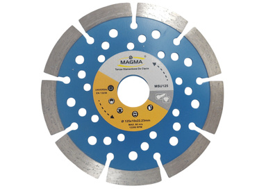 Tarcza diamentowa segmentowa do cięcia betonu 125x22,2mm MSU125 universal Magma MSU 125x22,2 125 x 22,2 125x22,2mm zdjęcie nr 2