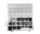 Oringi sortownik zestaw uszczelka oring 225 normal zestaw oringów 225 Pcs Rubber O Ring Oring Seal Plumbing Garage Set Kit 1086F
